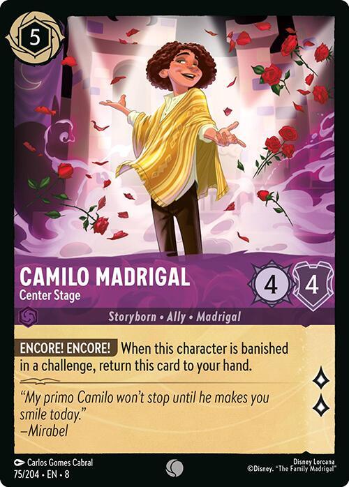 Camilo Madrigal - Center Stage (75/204) [Reign of Jafar] (ONLINE ORDER ONLY)