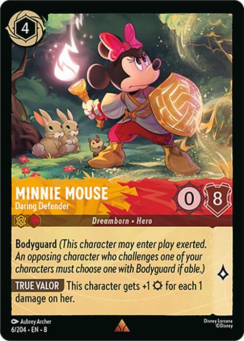 Minnie Mouse - Daring Defender (6/204) [Reign of Jafar] (ONLINE ORDER ONLY)