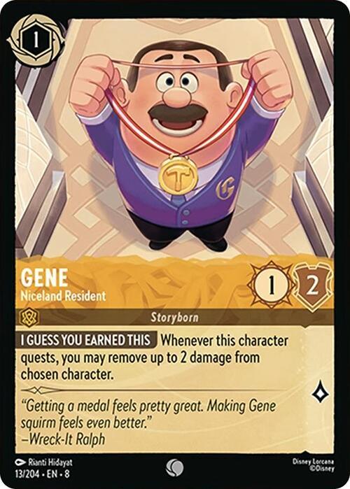 Gene - Niceland Resident (13/204) [Reign of Jafar] (ONLINE ORDER ONLY)