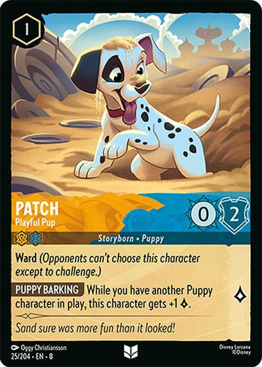 Patch - Playful Pup (25/204) [Reign of Jafar] (ONLINE ORDER ONLY)