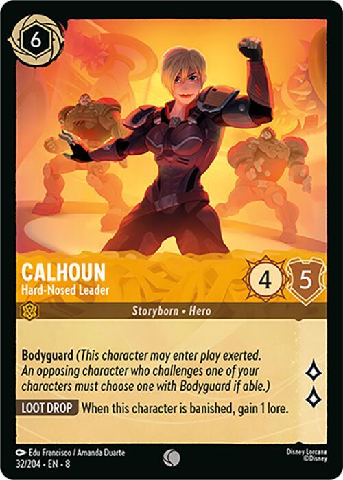 Calhoun - Hard-Nosed Leader (32/204) [Reign of Jafar] (ONLINE ORDER ONLY)