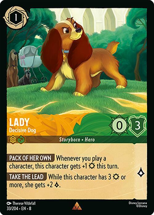 Lady - Decisive Dog (33/204) [Reign of Jafar] (ONLINE ORDER ONLY)
