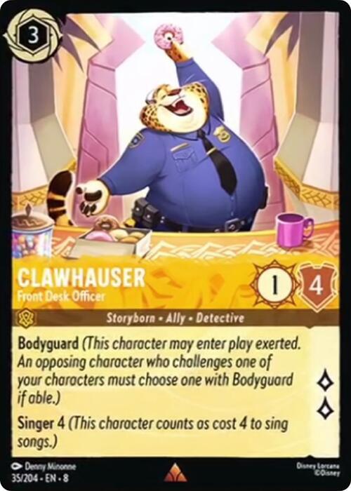 Clawhauser - Front Desk Officer (35/204) [Reign of Jafar] (ONLINE ORDER ONLY)