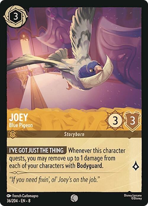Joey - Blue Pigeon (36/204) [Reign of Jafar] (ONLINE ORDER ONLY)