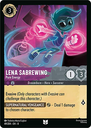 Lena Sabrewing -- Pure Energy (49/204) [Reign of Jafar] (ONLINE ORDER ONLY)