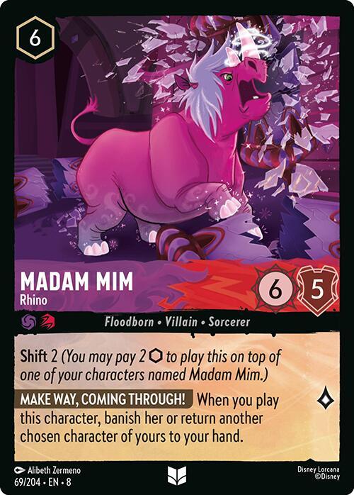 Madam Mim - Rhino (69/204) [Reign of Jafar] (ONLINE ORDER ONLY)