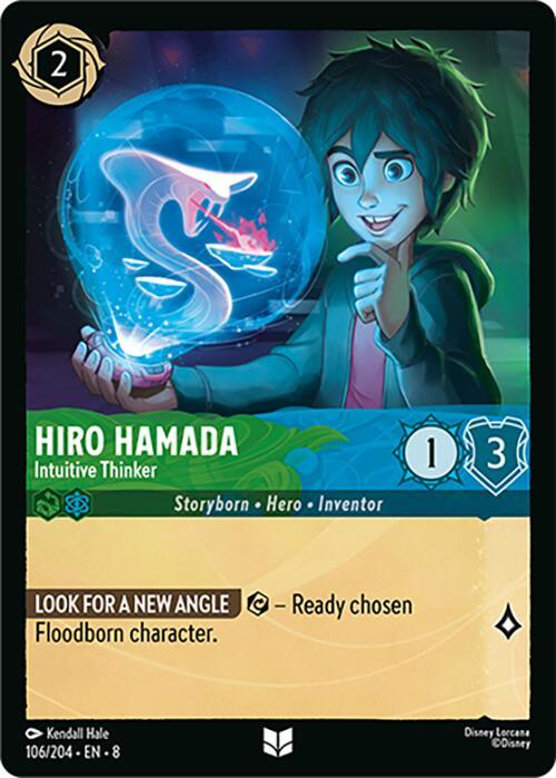 Hiro Hamada - Intuitive Thinker (106/204) [Reign of Jafar] (ONLINE ORDER ONLY)
