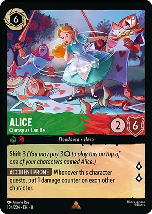 Alice - Courageous Keyholder (127/204) [Reign of Jafar] (ONLINE ORDER ONLY)