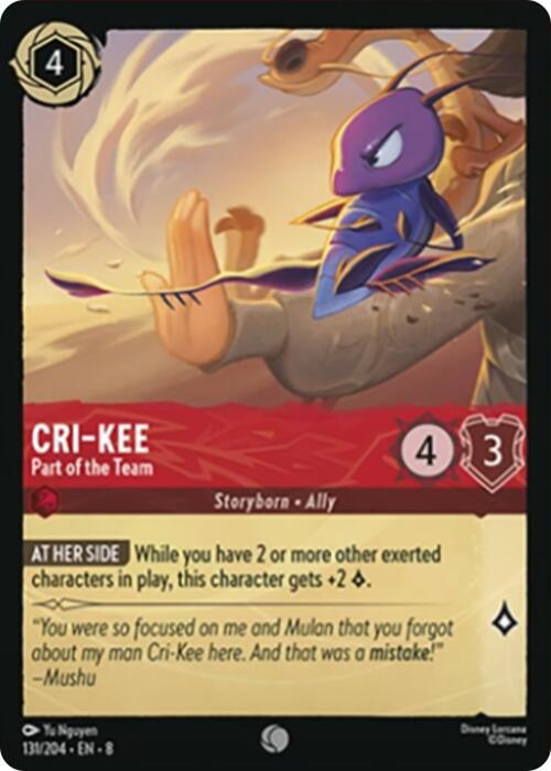 Cri-Kee - Part of the Team (131/204) [Reign of Jafar] (ONLINE ORDER ONLY)