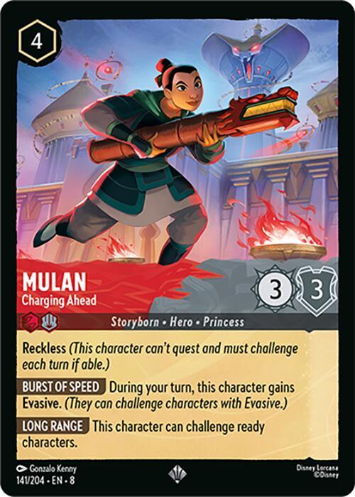 Mulan - Charging Ahead (141/204) [Reign of Jafar] (ONLINE ORDER ONLY)