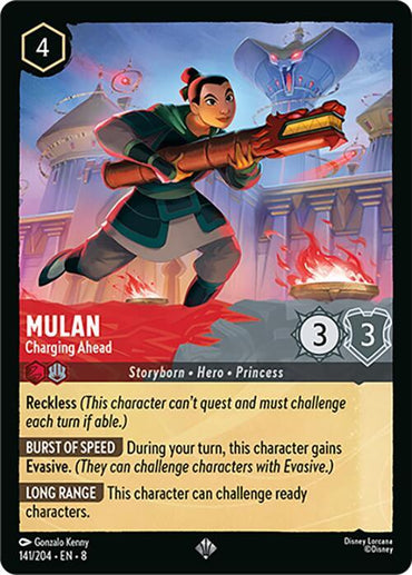 Mulan - Charging Ahead (141/204) [Reign of Jafar] (ONLINE ORDER ONLY)