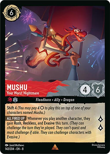 Mushu - Your Worst Nightmare (142/204) [Reign of Jafar] (ONLINE ORDER ONLY)