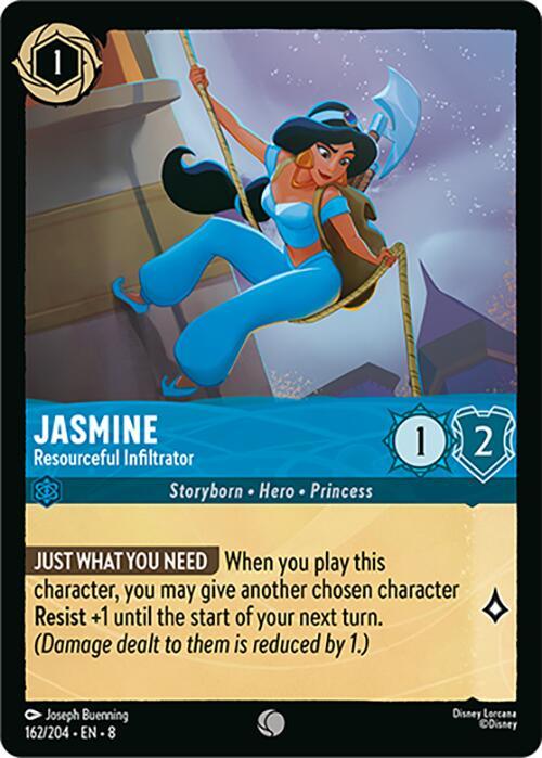 Jasmine - Resourceful Infiltrator (162/204) [Reign of Jafar] (ONLINE ORDER ONLY)