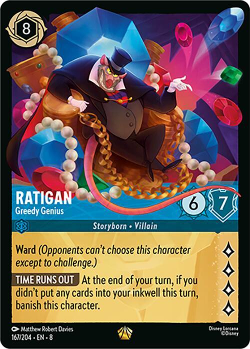 Ratigan - Greedy Genius (167/204) [Reign of Jafar] (ONLINE ORDER ONLY)