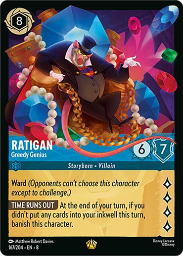 Ratigan - Greedy Genius (167/204) [Reign of Jafar] (ONLINE ORDER ONLY)
