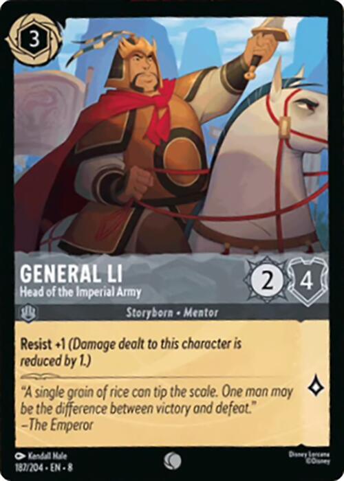General Li - Head of the Imperial Army (187/204) [Reign of Jafar] (ONLINE ORDER ONLY)