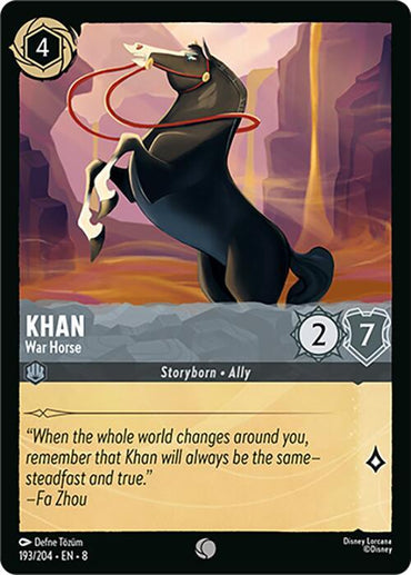 Khan - War Horse (193/204) [Reign of Jafar] (ONLINE ORDER ONLY)