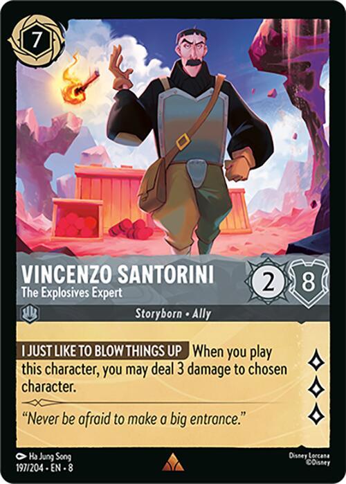 Vincenzo Santorini - The Explosives Expert (197/204) [Reign of Jafar] (ONLINE ORDER ONLY)