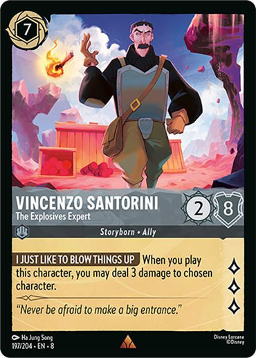 Vincenzo Santorini - The Explosives Expert (197/204) [Reign of Jafar] (ONLINE ORDER ONLY)