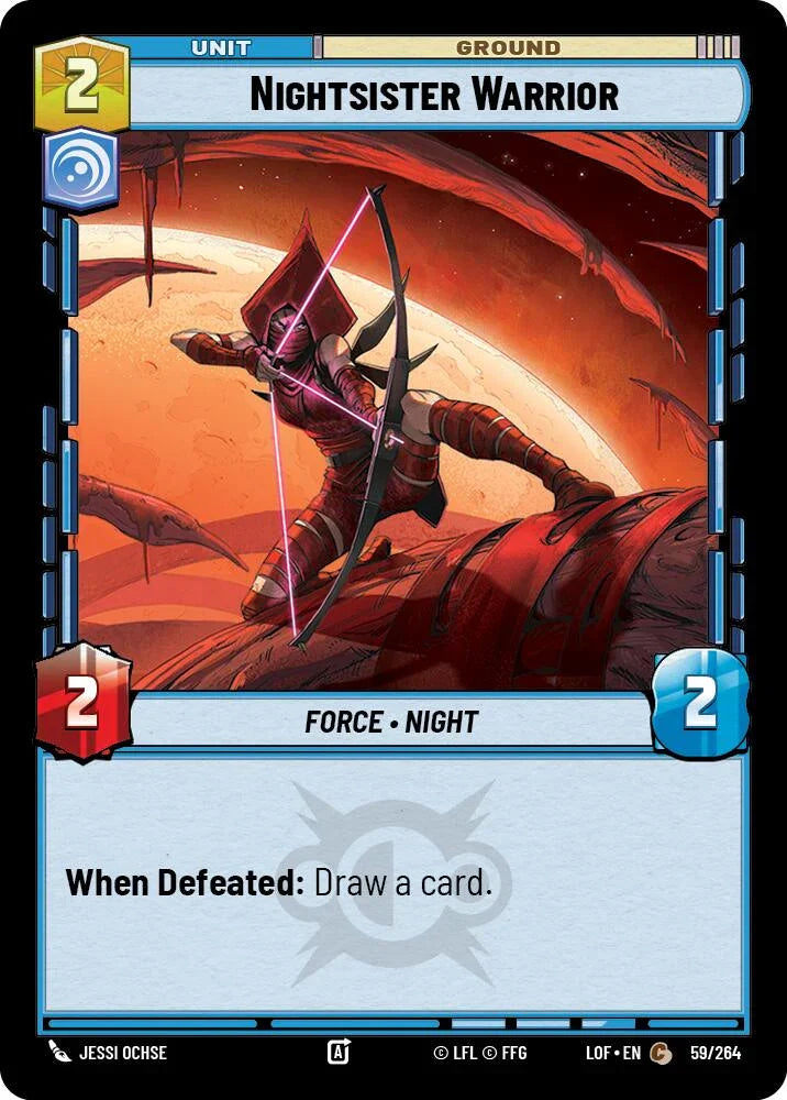 Nightsister Warrior (59/264) (59/264) [Legends of the Force] (ONLINE ORDER ONLY)