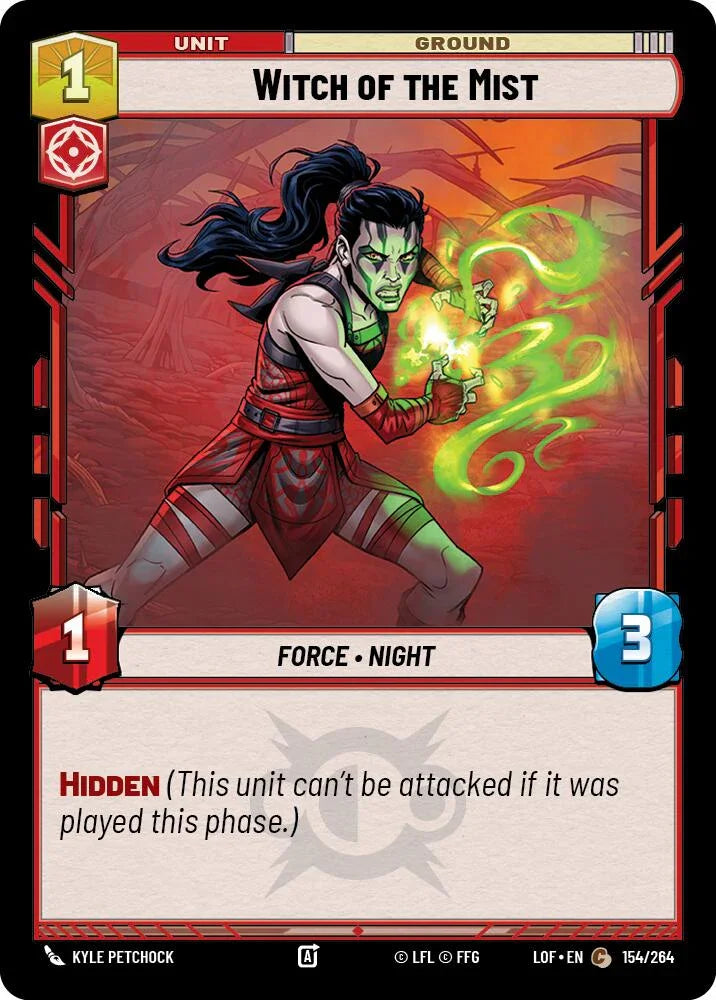 Witch of the Mist (154/264) (154/264) [Legends of the Force] (ONLINE ORDER ONLY)