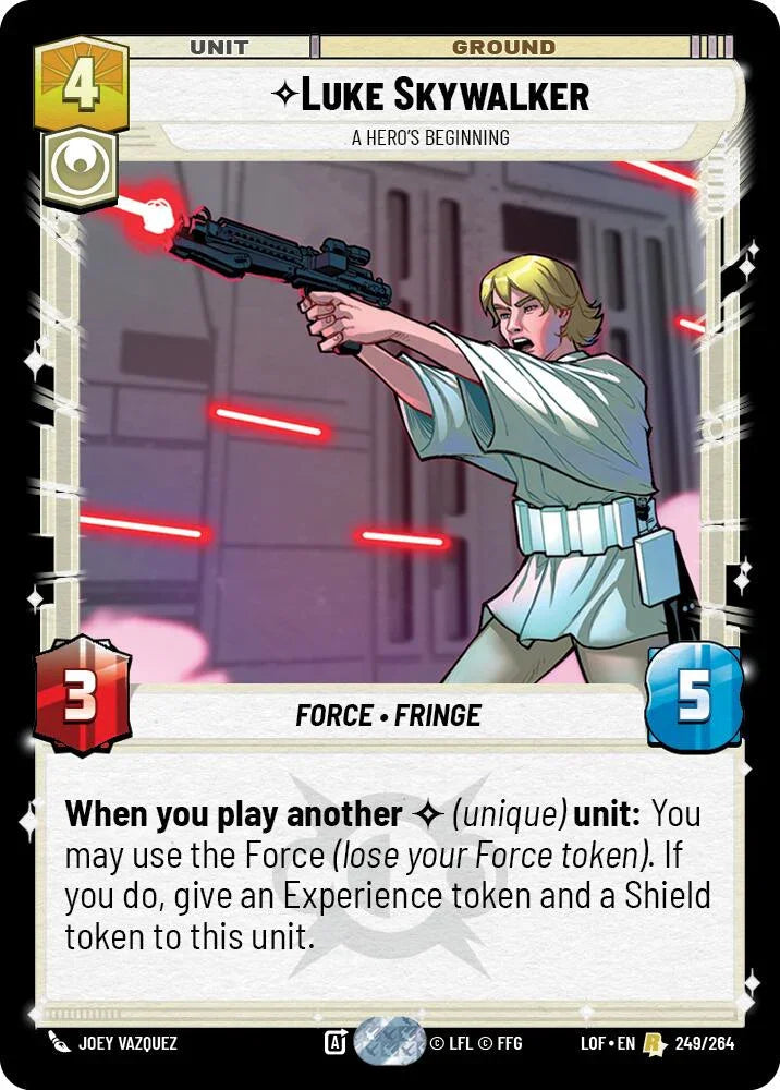 Luke Skywalker - A Hero's Beginning (249/264) (249/264) [Legends of the Force] (ONLINE ORDER ONLY)