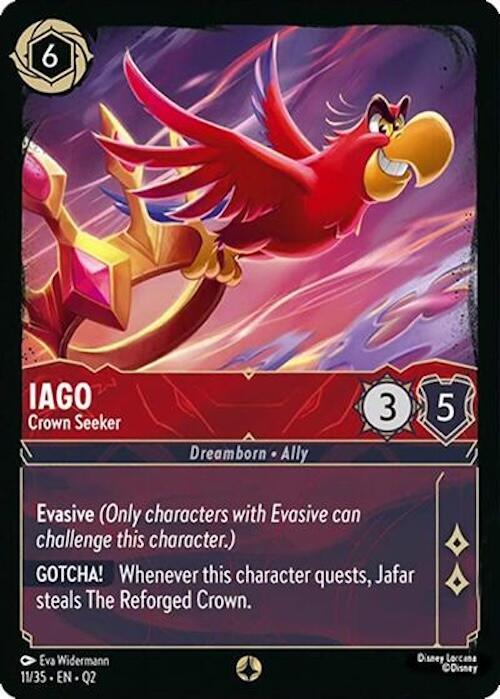 Iago - Crown Seeker (11/35) [Illumineer's Quest: Deep Trouble] (ONLINE ORDER ONLY)