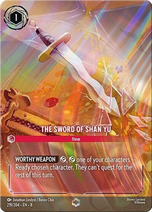 The Sword of Shan Yu (Enchanted) (219/204) [Reign of Jafar] (ONLINE ORDER ONLY)