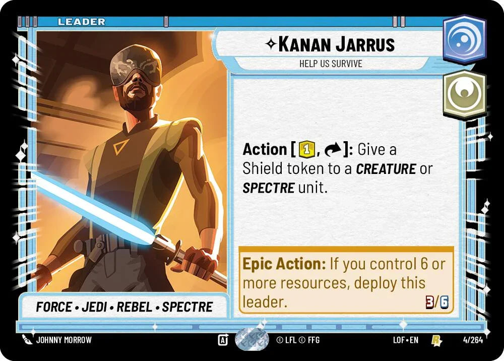 Kanan Jarrus - Help Us Survive (004/264) (004/264) [Legends of the Force] (ONLINE ORDER ONLY)