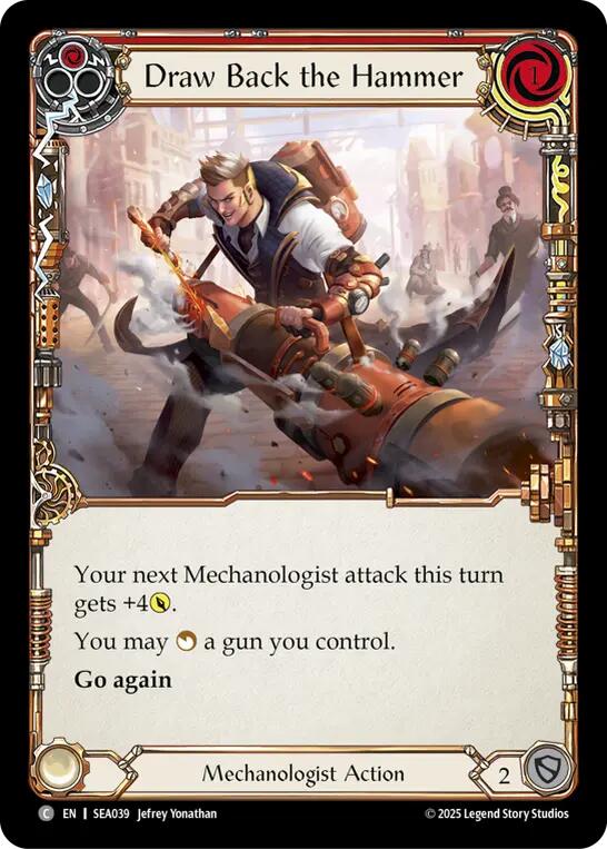 Draw Back the Hammer [SEA039] (High Seas)  Rainbow Foil