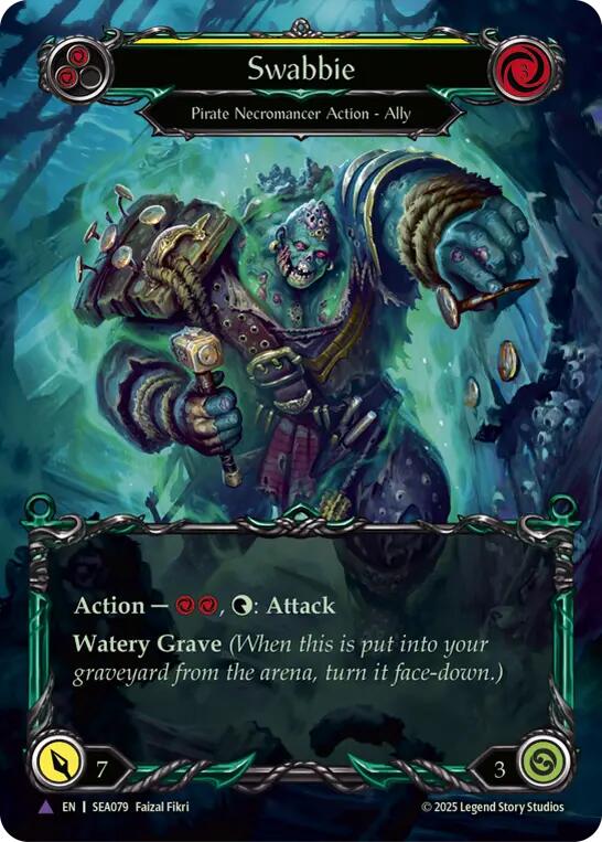 Swabbie (Marvel) [SEA079] (High Seas)  Cold Foil