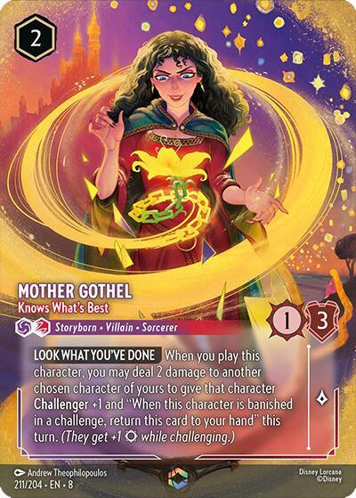 Mother Gothel - Knows What's Best (Enchanted) (211/204) [Reign of Jafar] (ONLINE ORDER ONLY)
