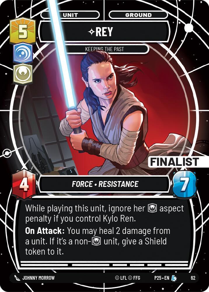 Rey (62) - Keeping the Past (Finalist) (62) [Store Showdown Promos] (ONLINE ORDER ONLY)