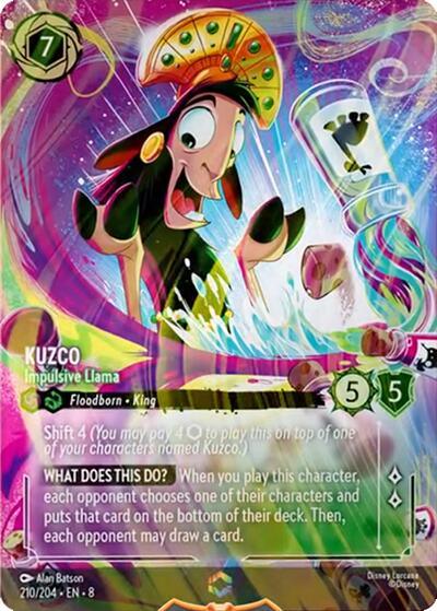 Kuzco - Impulsive Llama (Enchanted) (210/204) [Reign of Jafar] (ONLINE ORDER ONLY)