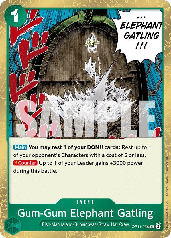Gum-Gum Elephant Gatling [A Fist of Divine Speed] (ONLINE ORDER ONLY)