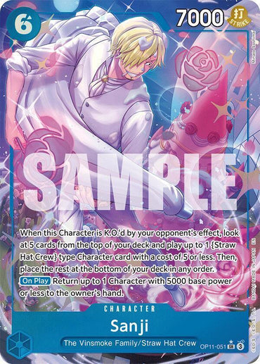 Sanji (Alternate Art) [A Fist of Divine Speed] (ONLINE ORDER ONLY)