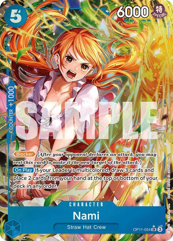 Nami (054) (Alternate Art) [A Fist of Divine Speed] (ONLINE ORDER ONLY)