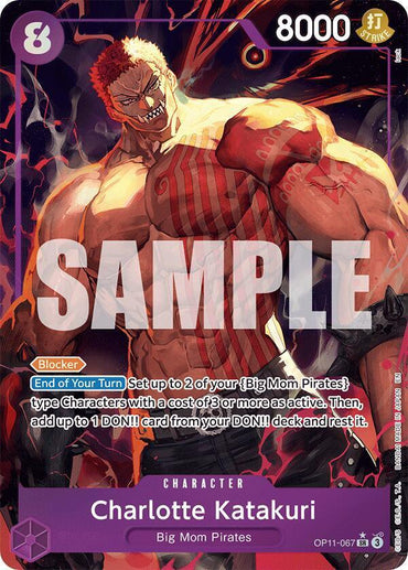Charlotte Katakuri (067) (Alternate Art) [A Fist of Divine Speed] (ONLINE ORDER ONLY)