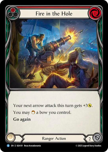 Fire in the Hole [SEA101] (High Seas)  Rainbow Foil