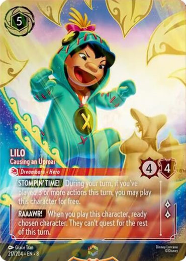 Lilo - Causing an Uproar (Enchanted) (217/204) [Reign of Jafar] (ONLINE ORDER ONLY)