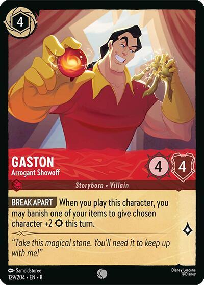 Gaston - Arrogant Showoff (129/204) [Reign of Jafar] (ONLINE ORDER ONLY)