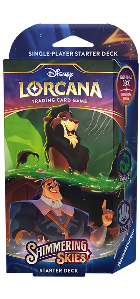 Shimmering Skies Starter Deck | Lorcana | New (ONLINE ORDER ONLY)