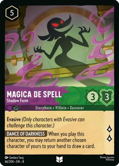 Magica De Spell - Shadow Form (66/204) [Reign of Jafar] (ONLINE ORDER ONLY)