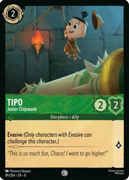 Tipo - Junior Chipmunk (89/204) [Reign of Jafar] (ONLINE ORDER ONLY)