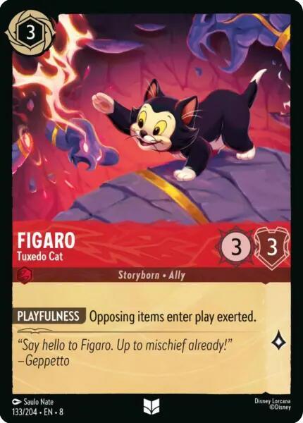 Figaro - Tuxedo Cat (133/204) [Reign of Jafar] (ONLINE ORDER ONLY)