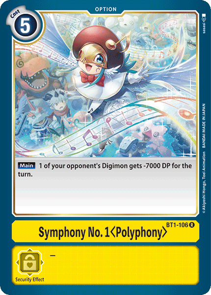 Symphony No.1 (Polyphony) [BT1-106] [Release Special Booster Ver.1.0] (ONLINE ORDER ONLY)