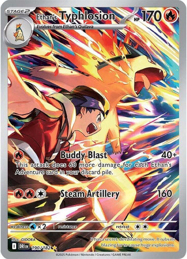 Ethan's Typhlosion (190/182) [Scarlet & Violet: Destined Rivals] (ONLINE ORDER ONLY)