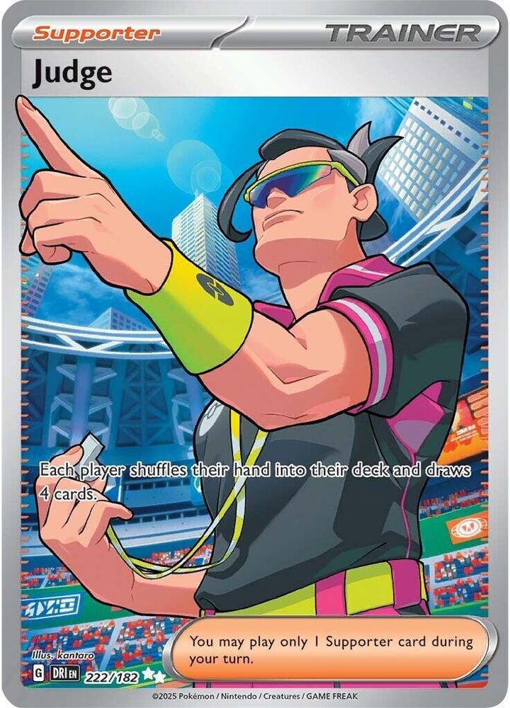 Judge (222/182) [Scarlet & Violet: Destined Rivals] (ONLINE ORDER ONLY)