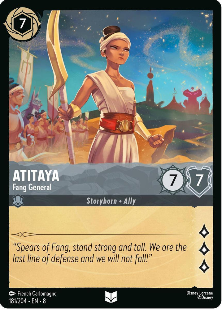 Atitaya - Fang General (181/204) [Reign of Jafar] (ONLINE ORDER ONLY)