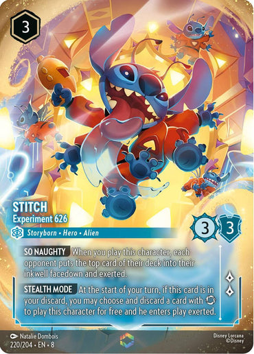Stitch - Experiment 626 (Enchanted) (220/204) [Reign of Jafar] (ONLINE ORDER ONLY)